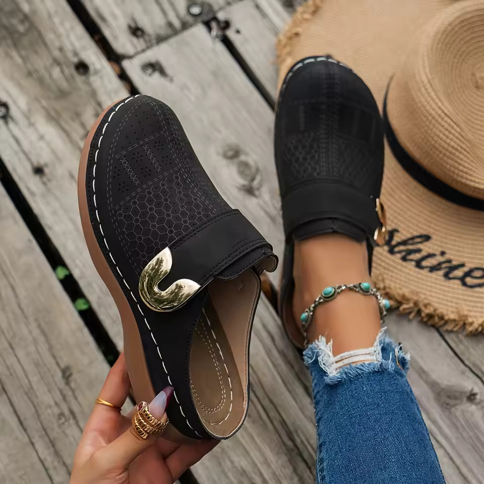 Espadrille Slip On - أحذية نسائية مريحة بدون كعب، أحذية