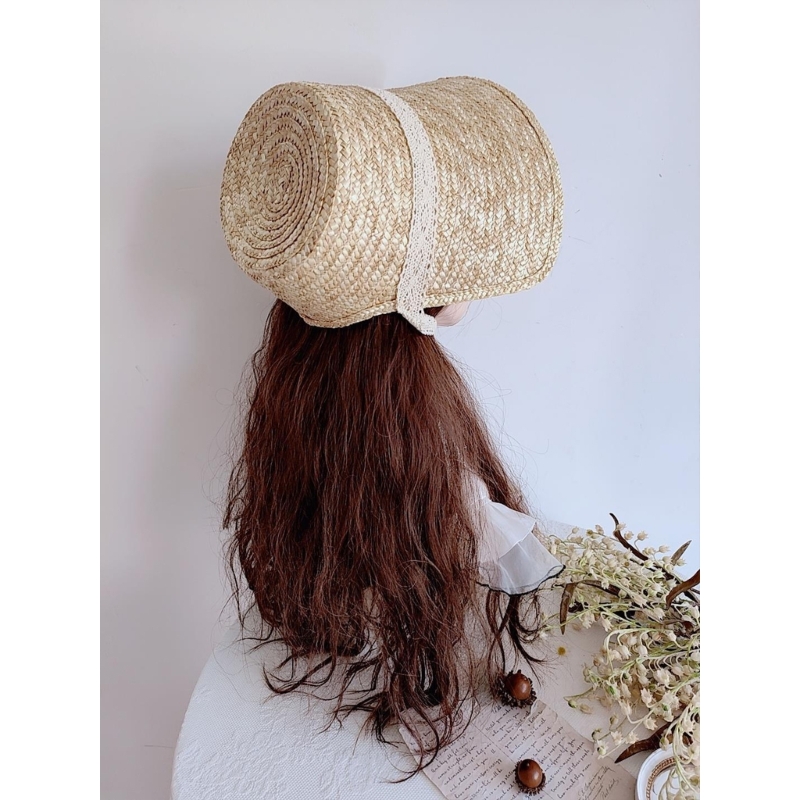 الحلو فتاة الشمس LolitaStyle S - مراجعة Bucket Hat Straw وسعره