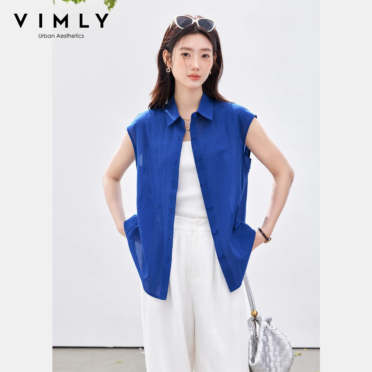بلوزة نسائية صيفية جديدة 2026  - مراجعة Shirt Camp Collar وسعره