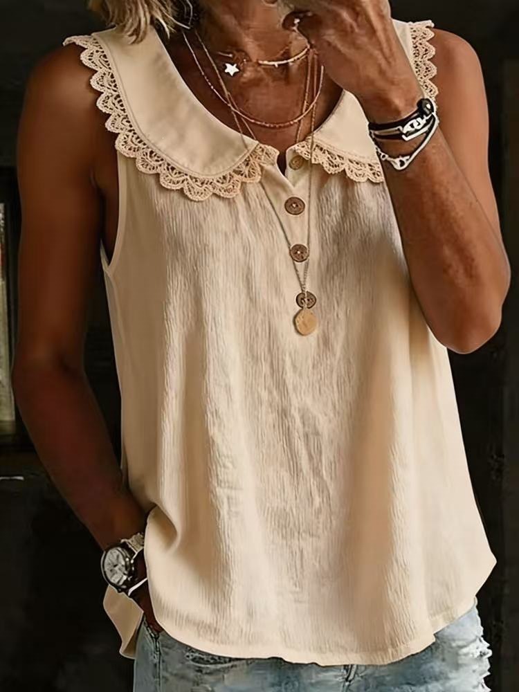 بلوزة نسائية صيفية جديدة 2026  - مراجعة Shirt Camp Collar وسعره