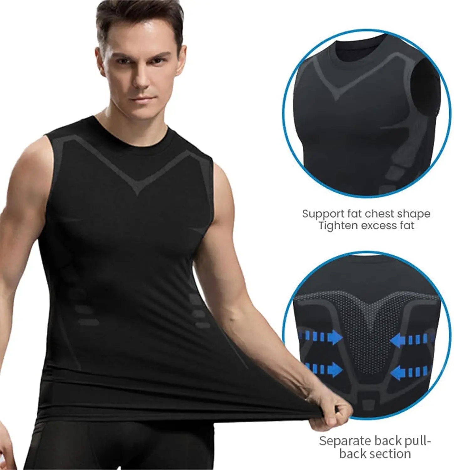 قميص رجالي جديد بدون أكمام للت - مراجعة Tank Top Muscle وسعره